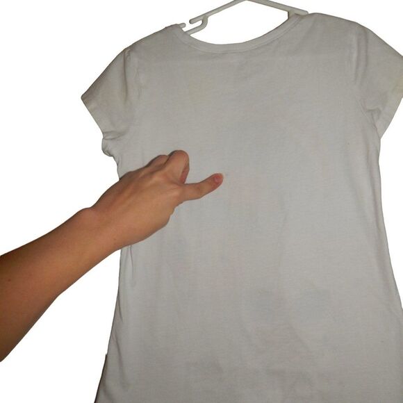 CHILDREN'S PLACE girl's medium 7/8 beach island time emoji graphic t-shirt - Picture 9 of 9